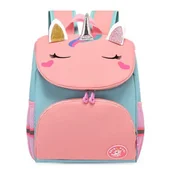 Plecaki szkolne i tornistry - Plecak Dla Przedszkolaka Szkolny Dziecięcy Jednorożec Unikorn Plecaczek Błękitny - miniaturka - grafika 1
