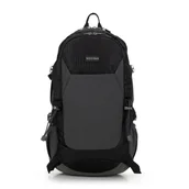 Plecaki - Turystyczny plecak z nylonu czarny - miniaturka - grafika 1