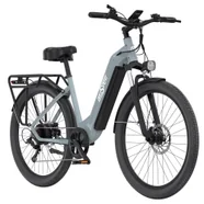 ONESPORT OT05 City Electric Bike 250W Motor 36V 18 2Ah Battery 27 5*2 25-inch Tire 25km/h Max Speed 120km Max Range Shima