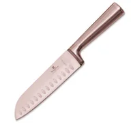 Noże kuchenne - STALOWY NÓŻ SANTOKU BERLINGER HAUS 17,5cm BH-2935 ROSE GOLD - miniaturka - grafika 1
