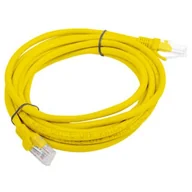 Patchcordy - Lanberg Patch cord kat.5E 3M żółty PCU5-10CC-0300-Y - miniaturka - grafika 1