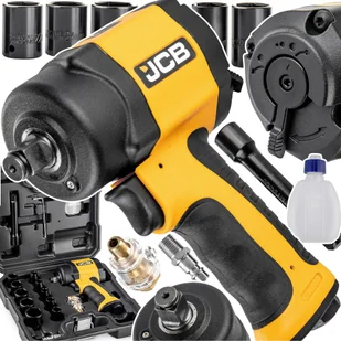 Klucz udarowy Sourcing JCB PNEUMATIC WRENCH 1/2" 1200Nm + SOCKETS - Klucze udarowe - miniaturka - grafika 1