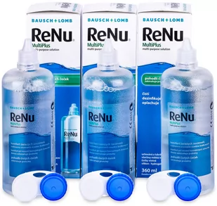 Bausch&Lomb and Lomb Płyn ReNu MultiPlus 3 x 360 ml - Płyny do soczewek kontaktowych - miniaturka - grafika 2