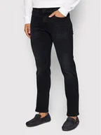 Spodnie męskie - Tommy Jeans Jeansy Scanton DM0DM09561 Czarny Slim Fit - miniaturka - grafika 1