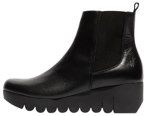 Fly London Damskie botki VAZE177FLY, czarne, 8 UK, Czarny, 41 EU