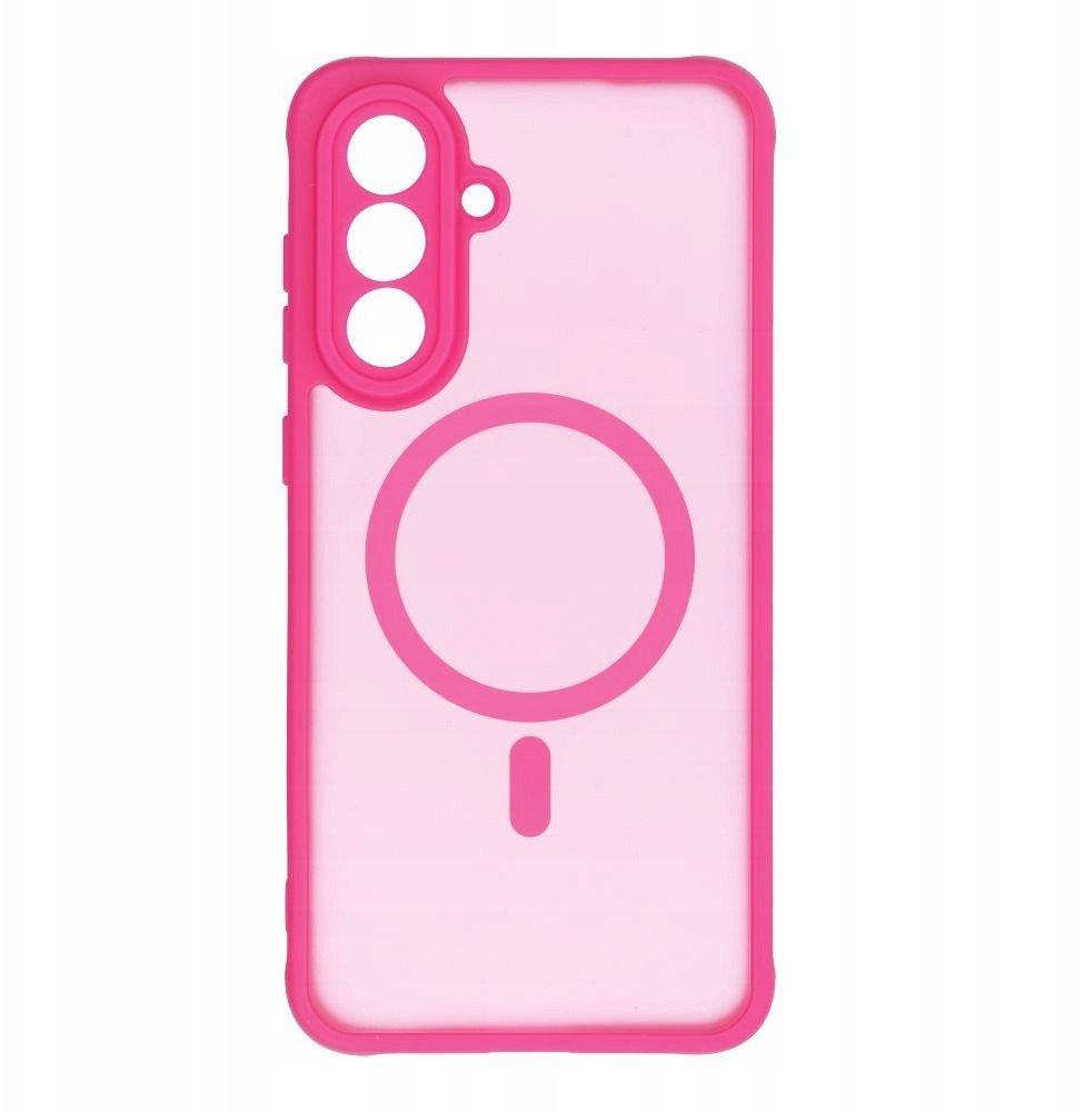 Futerał FULL MATTE MAG COVER kompatybilny z MagSafe do SAMSUNG S25 różowy