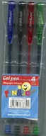 Artykuły biurowe - Długopis żelowy Fun & Joy 4 kolory - miniaturka - grafika 1