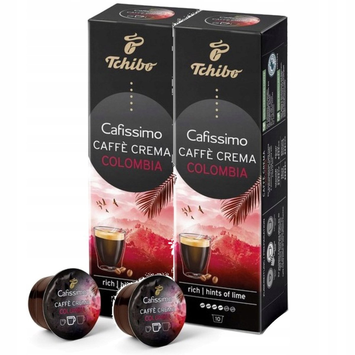 Tchibo Kapsułki Cafissimo Colombia 10x2 kapsułki Zestaw
