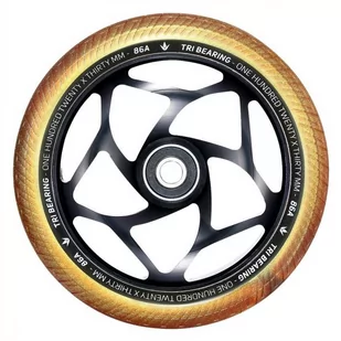 Blunt Tri Bearing 120mm x 30mm kółko do hulajnogi wyczynowej | Black Gold - Akcesoria do skatingu - miniaturka - grafika 1