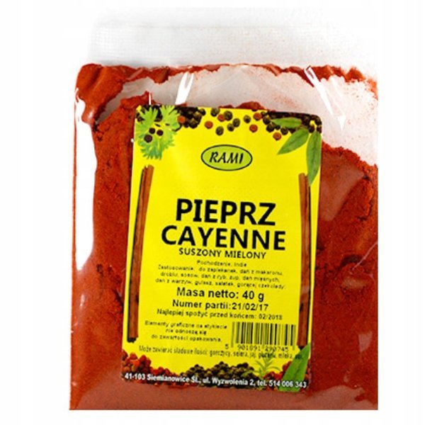 Pieprz cayenne 40g Rami