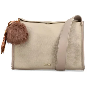 Rieker H1656-60 BEIGE torebka damska beżowa - Torebki damskie - miniaturka - grafika 1