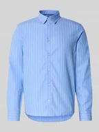 Koszule męskie - Koszula biznesowa o kroju slim fit z listwą guzikową - miniaturka - grafika 1