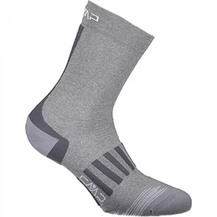 CMP - Skarpety trekkingowe Mid Microlon Wmn, Woman, Grey-Ghiaccio, 36/38 - Skarpetki damskie - miniaturka - grafika 1