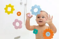 Zabawki do kąpieli - Quut, puzzle piankowe Quutopia Kwiaty - miniaturka - grafika 1