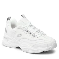 Sneakersy damskie - SKECHERS Sneakersy Fresh Diva 149492/WGY White/Gray - miniaturka - grafika 1