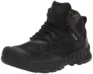 Buty trekkingowe męskie - KEEN Męskie buty trekkingowe Nxis Evo Mid, Potrójny czarny, 46 EU - miniaturka - grafika 1