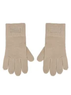 Rękawiczki - Calvin Klein Rękawiczki LV14D8031G Beżowy - miniaturka - grafika 1