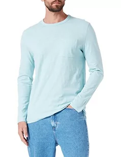 s.Oliver Bernd Freier GmbH & Co. KG Męski T-shirt, z długim rękawem, niebiesko-zielony, 3XL, Niebieski zielony, 3XL - Koszulki męskie - miniaturka - grafika 1