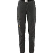 Spodnie damskie - FJALLRAVEN Spodnie damskie Karla Lite Trousers W szary szary 46 - miniaturka - grafika 1