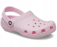 Buty dla dziewczynek - Crocs Classic Clog Kids 206991-6ZW Różowe 28/29 - miniaturka - grafika 1