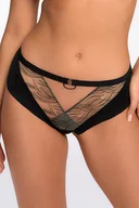 Majtki damskie - Brazyliany Bella Misteria 52-111 Czarująca Pełnia czarno-beżowy - miniaturka - grafika 1