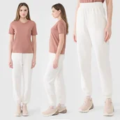 Spodnie damskie - Spodnie Damskie Dresowe 4f Xs Joggery Ttrof1013 Ss25 - miniaturka - grafika 1