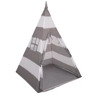 Selonis Tipi NT-200X szaro-białe pasy 43x43x36 - Namioty i tipi dla dzieci - miniaturka - grafika 1