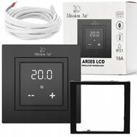 Regulatory i termostaty - Regulator MISSION AIR Aries LCD Czarny - miniaturka - grafika 1