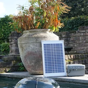 Lumarko Pompa do fontanny ogrodowej SolarMax 600 z akcesoriami - Fontanny ogrodowe - miniaturka - grafika 1
