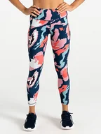 Spodnie sportowe damskie - Dare 2b Legginsy sportowe "Influential II" ze wzorem - miniaturka - grafika 1