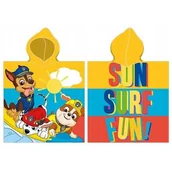 Okrycia kąpielowe dla dzieci - Poncho ponczo z kapturem 55x115cm Psi Patrol - miniaturka - grafika 1