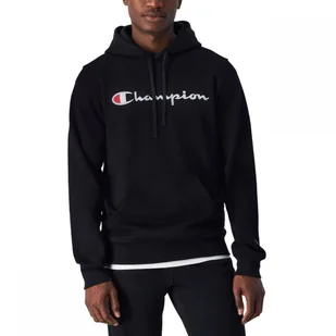 Champion bluza męska z kapturem Hooded Sweatshirt 220253.KK001 L czarny - Bluzy męskie - miniaturka - grafika 1
