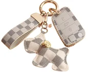 Akcesoria motoryzacyjne - VOLKSWAGEN ETUI na klucz BRELOK do pilota + piesek VW POLO GOLF TIGUAN - miniaturka - grafika 1