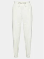 Spodnie sportowe damskie - Outhorn Spodnie dresowe OTHAW23TTROF483 Biały Regular Fit - miniaturka - grafika 1