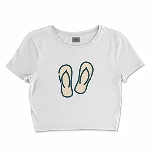 Bona Basics, Damski T-shirt basic, z nadrukiem cyfrowym, 100 bawełny, biały, swobodny, damski top, rozmiar: S, biały, S - Koszulki i topy damskie - miniaturka - grafika 1