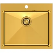 Zlewozmywaki - QUADRON RUSSEL 110 złoty (HB7910PVDBSG1) HB7910PVDBSG1 - miniaturka - grafika 1