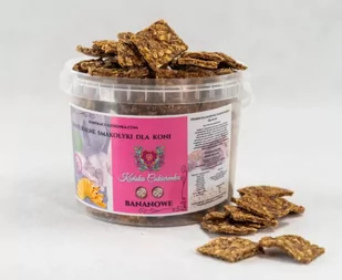 Końska Cukierenka - Jms Horse Treats Naturalne ciasteczka 3.5L - Końska Cukierenka - banan - Akcesoria jeździeckie - miniaturka - grafika 1