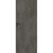 Drzwi wewnętrzne - Drzwi pełne CANIS beton ciemny 80 prawe - miniaturka - grafika 1