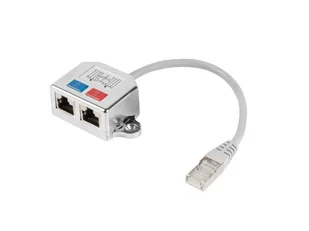 LANBERG Kabel rozdzielacz LAN RJ-45 na 2xRJ-45 FTP (2 urządzenia na 1 kablu) AD-0026-S - Pozostałe akcesoria sieciowe - miniaturka - grafika 5