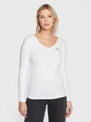 Bluzki damskie - Pepe Jeans Bluzka Corine PL505306 Biały Regular Fit - miniaturka - grafika 1