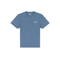 Koszulki męskie - Wrangler T-shirt męski, niebieski, XL - miniaturka - grafika 1