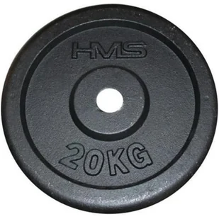 HMS TCZ20 TALERZ CZARNY 20 KG 1AB-17-6-097 - Pozostały sprzęt siłowy - miniaturka - grafika 1