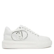 Sneakersy damskie - Sneakersy Liu Jo BA5007 EX014 Biały - miniaturka - grafika 1