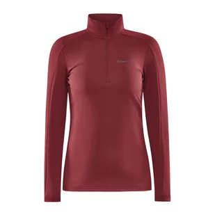 Damska Bluza CRAFT CORE GAIN MIDLAYER W 1909497-447000 – Bordowy - Bluzy sportowe damskie - miniaturka - grafika 1