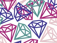 Wesele i ślub - Partydeco Konfetti Diamenty mix 1op KONS48-000 - miniaturka - grafika 1