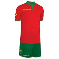 Zestawy męskiej odzieży sportowej - Givova KITC51, Zestaw świata Unisex – Dorosły, Czerwony/Zielony, XL - miniaturka - grafika 1