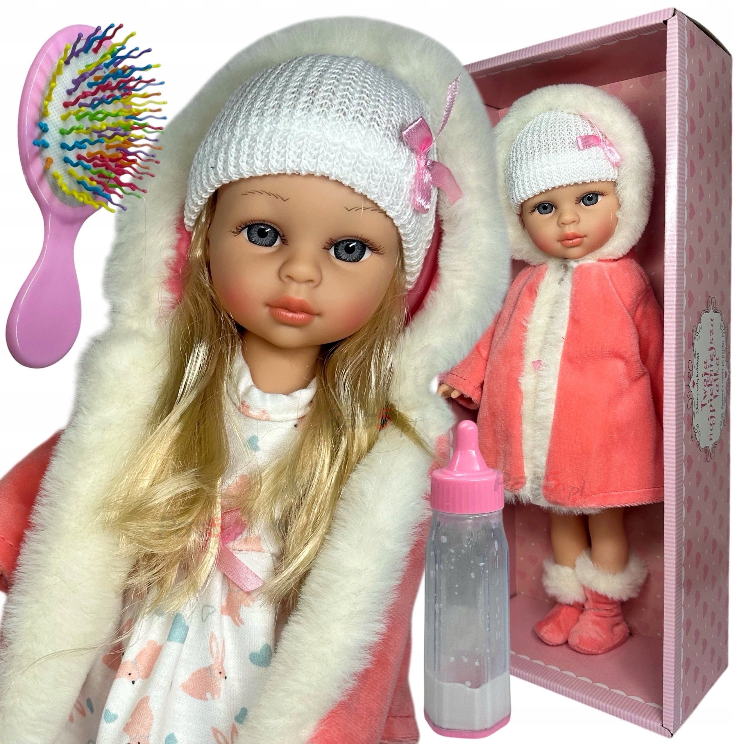 Duża Lalka Interaktywna Mówi Śpiewa Po Polsku Z Włosami Jak Żywa Akcesoria