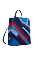 Torebki damskie - Desigual Women's Accessories Denim plecak średni, niebieski, jeden rozmiar - miniaturka - grafika 1
