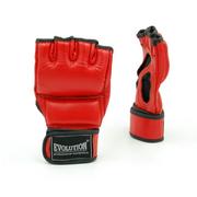 Rękawice bokserskie - Rękawice sparingowe MMA Evolution Professional Equipment Red - miniaturka - grafika 1