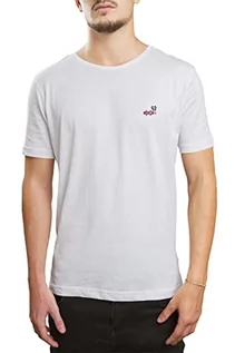 Koszulki męskie - Bonateks Męski T-shirt, TRFSTW103424XL, biały, XL, biały, XL - grafika 1
